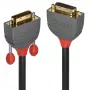 Lindy Alargador DVI-D Dual Link de 2 m, Anthra Line, 2 m, DVI-D, DVI-I, conector macho, conector hembra, Negro