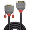 Lindy Alargador DVI-D Dual Link de 2 m, Anthra Line, 2 m, DVI-D, DVI-I, conector macho, conector hembra, Negro