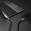 Lindy Cable USB 3.2 Type-C a Micro-B de 1 m, Anthra Line, 1 m, USB C, Micro-USB B, USB 3.2 Gen 1 (3.1 Gen 1), negro