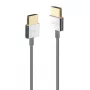 Lindy Cable HDMI Ultra High Speed fino de 1 m, 1 m, HDMI Type-A (estándar), HDMI Type-A (estándar), 48 Gbit/s, blanco