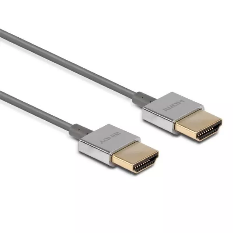 Lindy Cable HDMI Ultra High Speed fino de 1 m, 1 m, HDMI Type-A (estándar), HDMI Type-A (estándar), 48 Gbit/s, blanco
