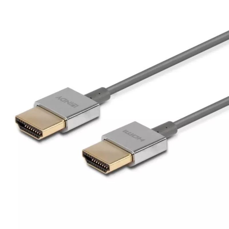 Lindy Cable HDMI Ultra High Speed fino de 1 m, 1 m, HDMI Type-A (estándar), HDMI Type-A (estándar), 48 Gbit/s, blanco