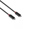Lindy Cable USB4 240W Type-C de 2 m, Black Line, 2 m, USB C, USB C, USB4 Gen 3x2, 40 Gbit/s, negro