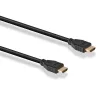 Lindy Cable HDMI 4K60Hz de 0,5 m, flexible, 0,5 m, HDMI Type-A (estándar), HDMI Type-A (estándar), 18 Gbit/s, negro