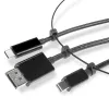 Lindy Soporte convertidor USB Type-C, mDP y DisplayPort a HDMI 18G