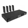 Lindy Matriz extensor HDBaseT Cat.6 4x4 HDMI 4K60 de 150 m, 3840 x 2160 píxeles, transmisor y receptor AV, 150 m, con cable, negro, HDCP