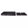 Lindy Matriz extensor HDBaseT Cat.6 4x4 HDMI 4K60 de 150 m, 3840 x 2160 píxeles, transmisor y receptor AV, 150 m, con cable, negro, HDCP