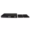 Lindy Matriz extensor HDBaseT Cat.6 4x4 HDMI 4K60 de 150 m, 3840 x 2160 píxeles, transmisor y receptor AV, 150 m, con cable, negro, HDCP