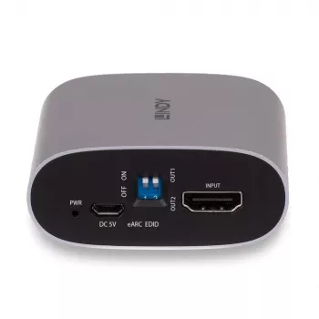 Lindy Extractor HDMI eARC 4K60, Micro-USB B, 65 mm, 70 mm, 27 mm, 83 g, 0 - 40 °C
