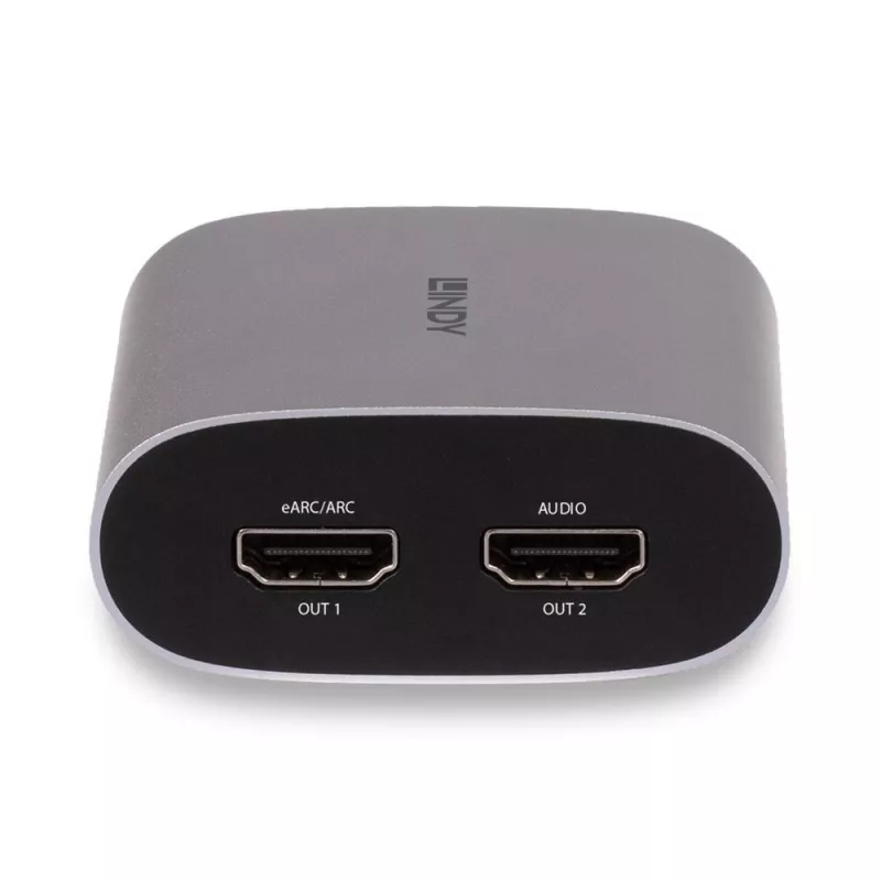 Lindy Extractor HDMI eARC 4K60, Micro-USB B, 65 mm, 70 mm, 27 mm, 83 g, 0 - 40 °C