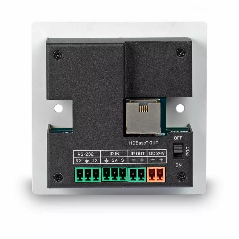 Lindy Extensor KVM HDBaseT Cat.6 HDMI 4K60 y Type-C de 150 m con toma de pared UK, transmisor