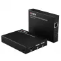 Lindy Extensor HDMI, KVM e IR over IP, transmisor y receptor, con cable, 150 m, Cat5e, Cat6, negro, metal