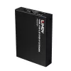 Lindy Extensor HDMI, KVM e IR over IP, receptor, transmisor y receptor, con cable, 150 m, Cat5e, Cat6, negro, metal