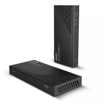 Lindy Extensor KVM HDBaseT Cat.6 DisplayPort 1.2, USB, IR y RS-232 de 150 m