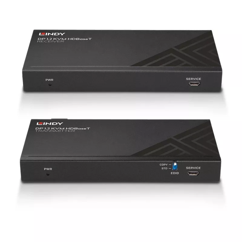 Lindy Extensor KVM HDBaseT Cat.6 DisplayPort 1.2, USB, IR y RS-232 de 150 m