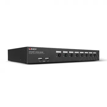 Lindy 39538 Switch KVM montaje en rack negro