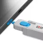 Lindy Kit bloqueador de puertos HDMI, azul (1 llave, 4 bloqueadores), bloqueador de puertos + llave, HDMI, azul, gris, acrilonitrilo butadieno estireno (ABS), 1 ud., bolsa de plástico