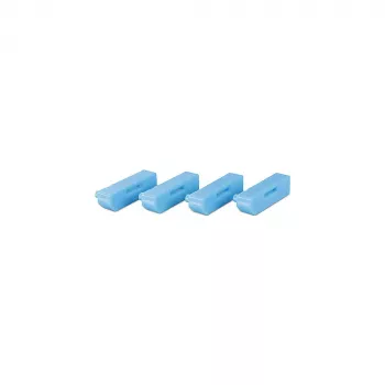Lindy 40324 Bloqueador de puertos bloqueador de puertos + llave DisplayPort azul acrilonitrilo butadieno estireno (ABS) 5 uds.