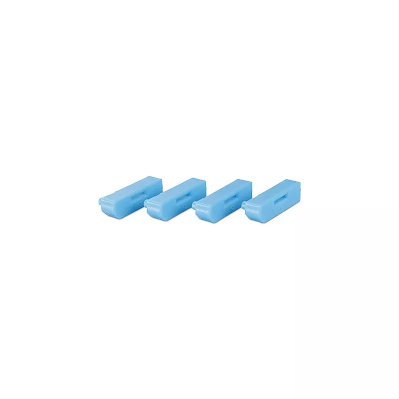 Lindy 40324 Bloqueador de puertos bloqueador de puertos + llave DisplayPort azul acrilonitrilo butadieno estireno (ABS) 5 uds.