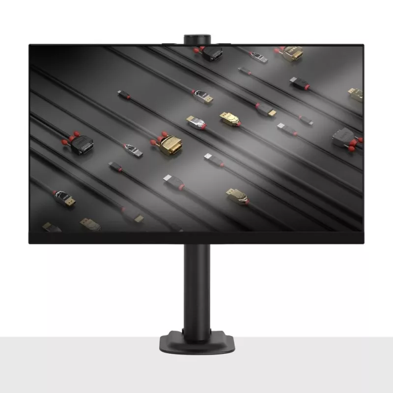 Lindy Soporte fijo compacto para monitor, 8 kg, 33 cm (13 inch), 81,3 cm (32 inch), 75 x 75 mm, 100 x 100 mm, negro
