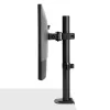 Lindy Soporte fijo compacto para monitor, 8 kg, 33 cm (13 inch), 81,3 cm (32 inch), 75 x 75 mm, 100 x 100 mm, negro