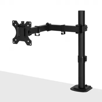 Lindy Soporte de monitor ajustable individual, 8 kg, 33 cm (13