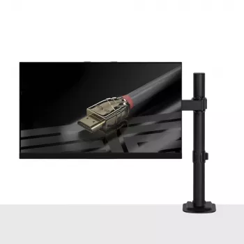 Lindy Soporte de monitor ajustable individual, 8 kg, 33 cm (13