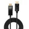 Lindy Cable activo DisplayPort a HDMI de 3 m con HDR, 3 m, DisplayPort, HDMI Type-A (estándar), conector macho, conector macho, recto