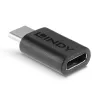 Lindy Adaptador USB 3.2 Type-C a C, USB 3.2 Type-C, USB 3.2 Type-C, negro