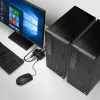 Lindy Switch KVM de cable DisplayPort 1.2, USB 2.0 y audio de 2 puertos