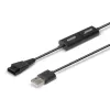 Lindy Adaptador USB Type-A a Jabra Quick Disconnect para auriculares