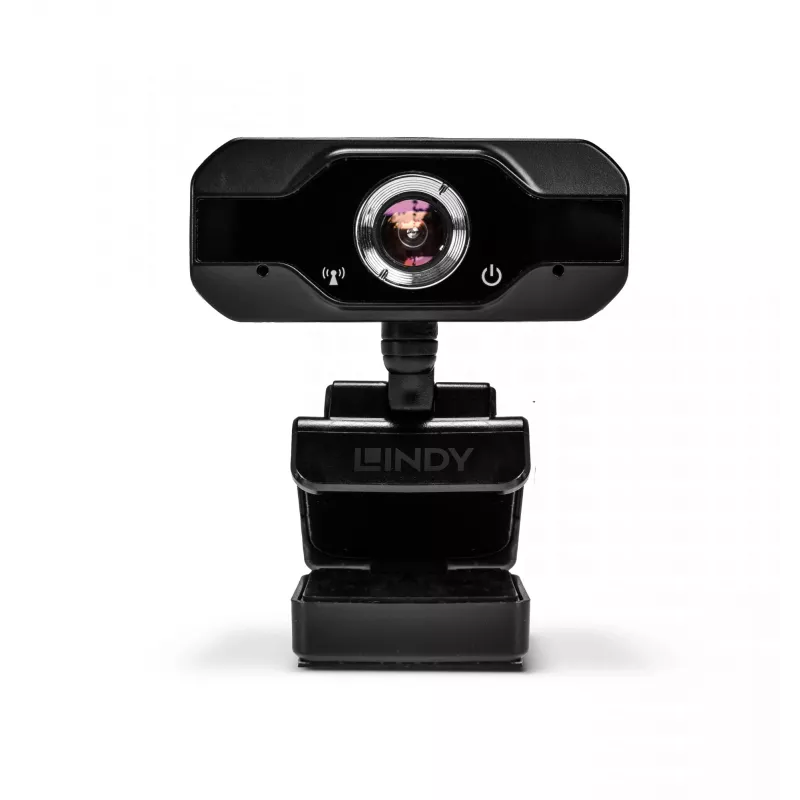 Lindy Webcam Full HD 1080p con micrófono, 1920 x 1080 píxeles, Full HD, 30 fps, manual, auto, 110°