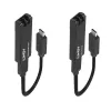 Lindy Extensor USB 3.2 Type-C de fibra óptica de 100 m, transmisor y receptor de red, 100 m, 10000 Mbit/s, fibra, USB 3.2 Gen 1 (3.1 Gen 1) Type-C, negro