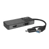 Lindy 43354 Estación de acoplamiento para portátil/replicador de puertos USB USB 3.2 Gen 1 (3.1 Gen 1) Type-A + Type-C negro