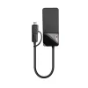 Lindy 43354 Estación de acoplamiento para portátil/replicador de puertos USB USB 3.2 Gen 1 (3.1 Gen 1) Type-A + Type-C negro