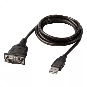 Lindy 43413 Cable serie gris 1,5 m USB Type-A RS-232