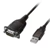 Lindy 43413 Cable serie gris 1,5 m USB Type-A RS-232