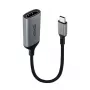 Lindy 43428 Adaptador de cable de vídeo 0,15 m USB Type-C HDMI gris