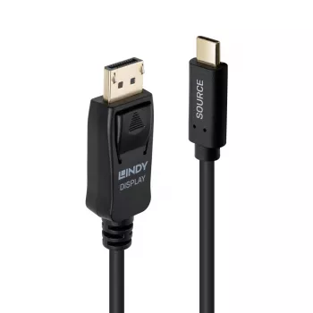 Lindy Cable adaptador USB Type-C a DisplayPort 4K60 de 2 m con HDR