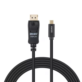 Lindy Cable adaptador USB Type-C a DisplayPort 4K60 de 2 m con HDR