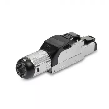 Lindy RJ-45 Cat.6/6A conector de campo sin herramientas, RJ45, negro, plata, metal, CE, REACH, RoHS, UKCA, 240 g, 133 mm