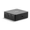Lindy conmutador de audio digital TosLink (óptico) de 3 puertos, negro, plástico, 54 mm, 60 mm, 20 mm, 37 g