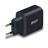 Lindy 73426 cargador móvil universal negro AC carga rápida interior