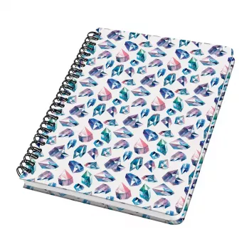 Cuaderno de notas Sigel Jolie JN616 A5 60 hojas azul rosa violeta blanco