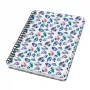 Cuaderno de notas Sigel Jolie JN616 A5 60 hojas azul rosa violeta blanco