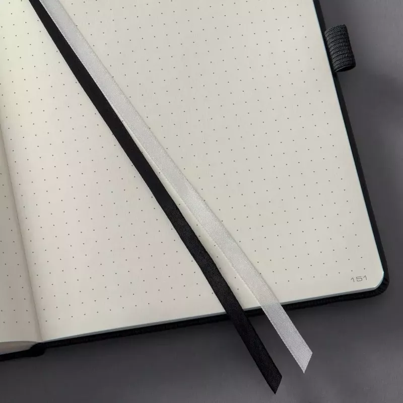 Cuaderno Sigel CO109 A5 194 hojas negro