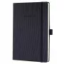 Cuaderno Sigel CO109 A5 194 hojas negro