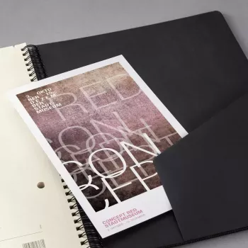 Bloc de notas Sigel CONCEPTUM A5 160 hojas negro
