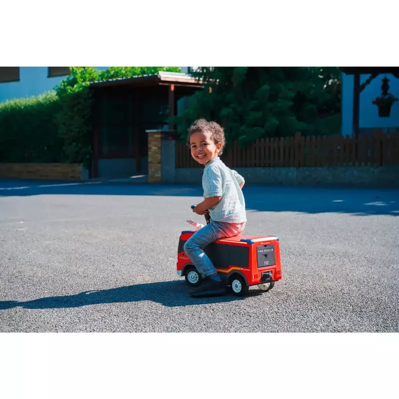 Tobogán infantil de bomberos BIG modelo 800055326 con diseño realista y construcción robusta