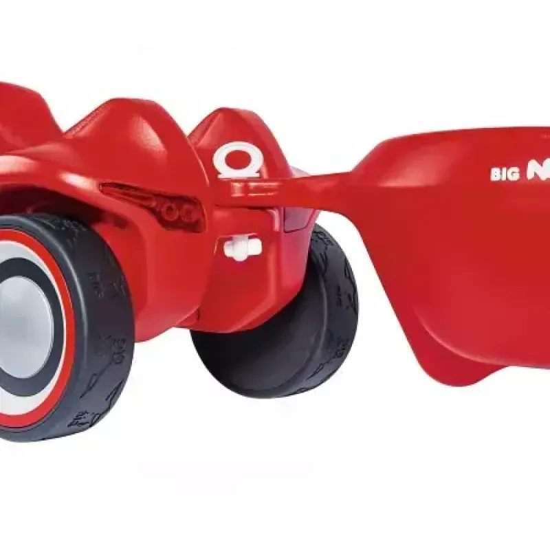 Remolque de coche de juguete Simba‑Dickie BIG Bobby‑Car Neo Trailer — plástico, rojo, para niños de 1–5 años